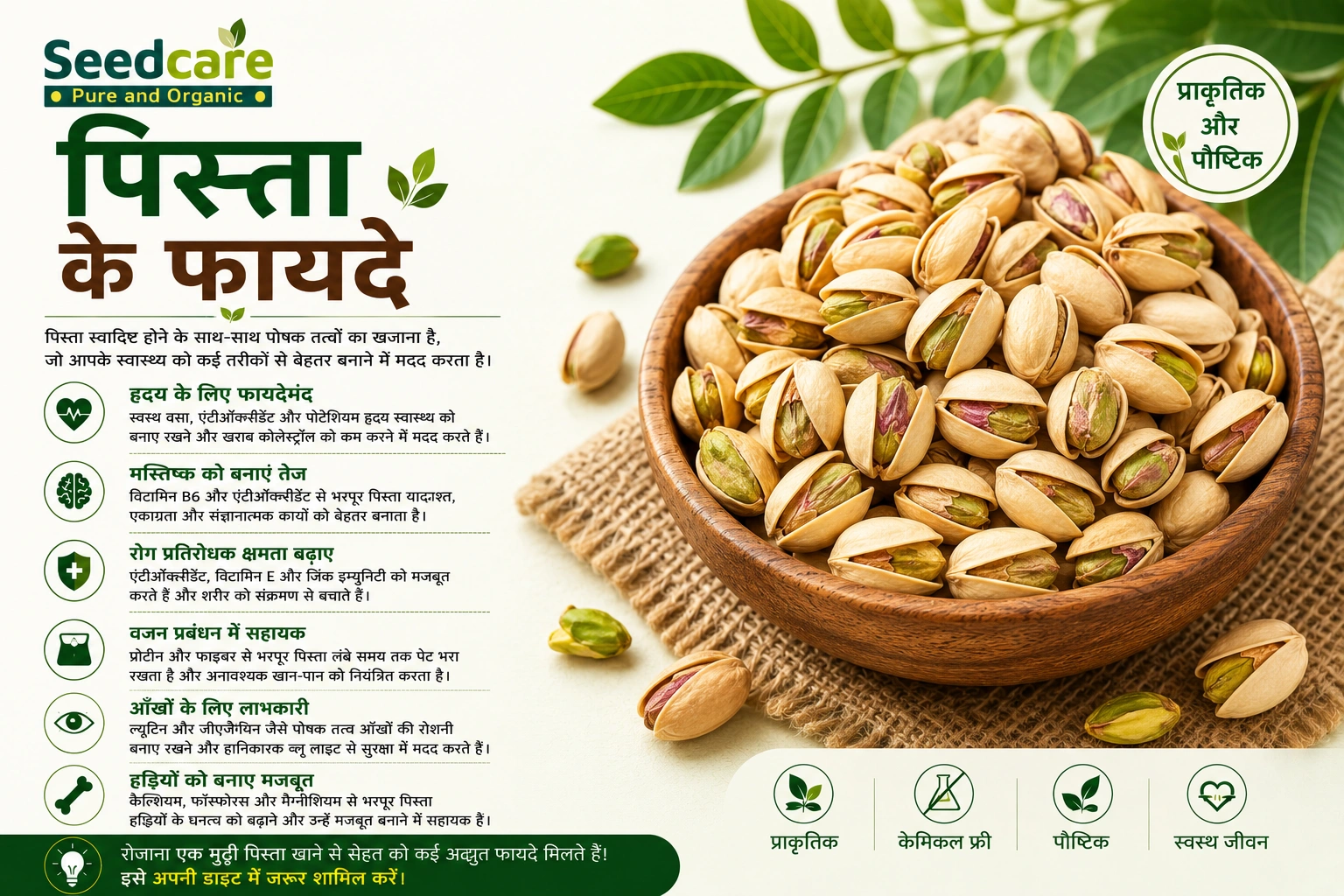 Pistachio Benefits: Complete Evidence Guide for India (Pista) — 12 Proven Benefits