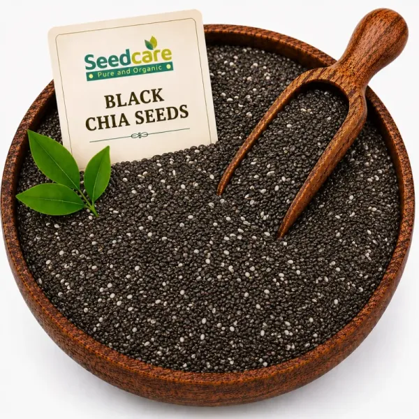 Seedcare Black Chia Seeds | Best for Weight Loss | High Fibre Keto